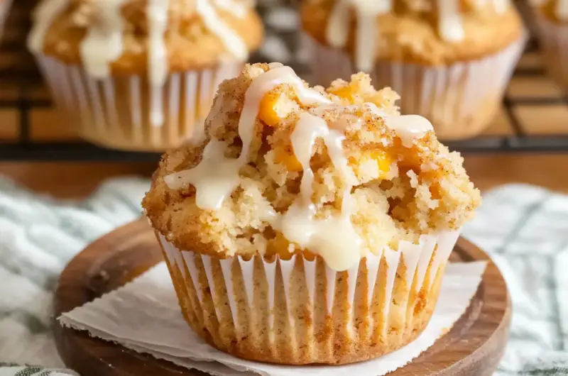 Peach Muffins Recipe