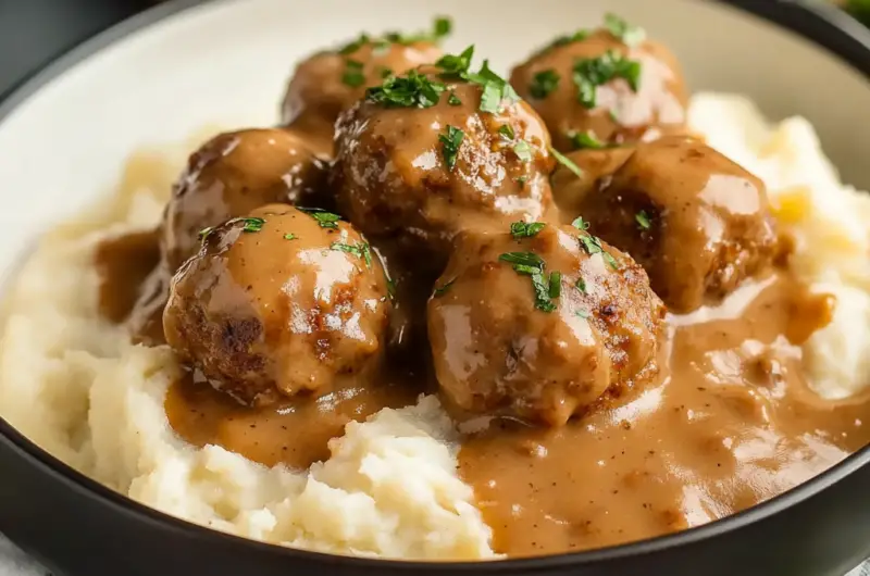 Meatballs and Gravy Recipe