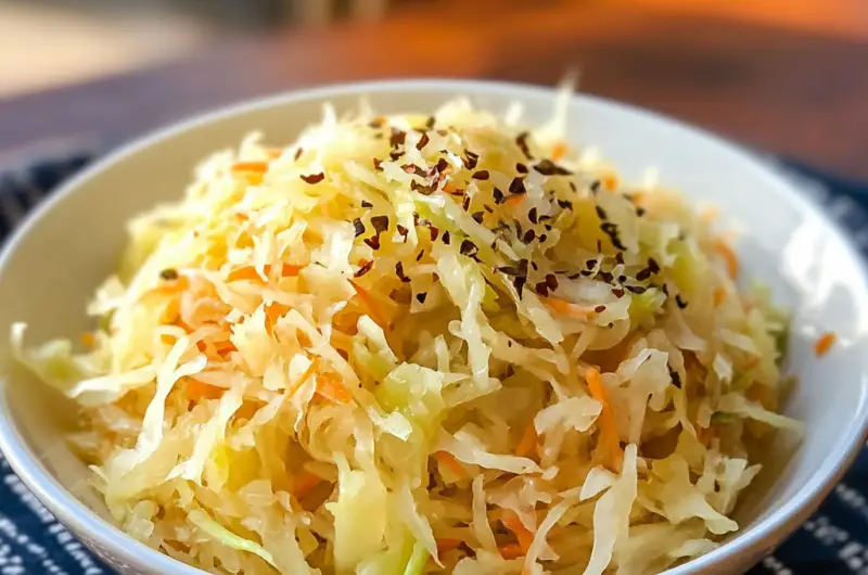 Easy Overnight Sauerkraut Recipe