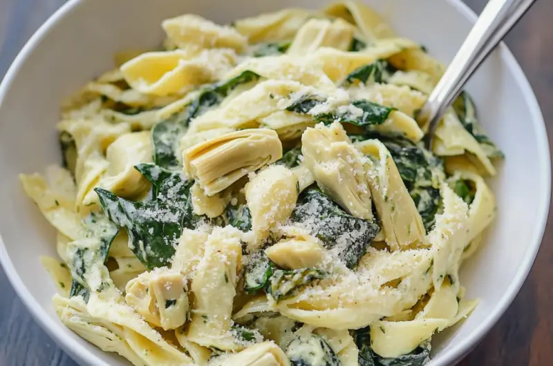 Spinach and Artichoke Pasta Recipe