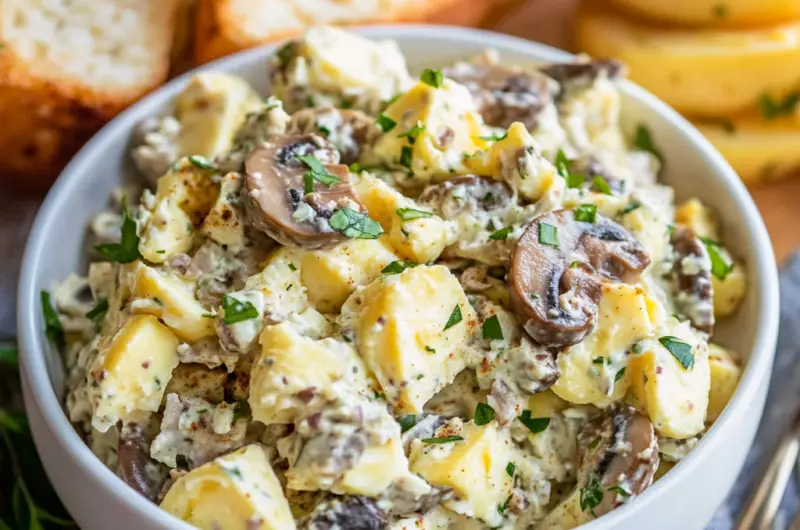 Mushroom and Egg Salad Recipe