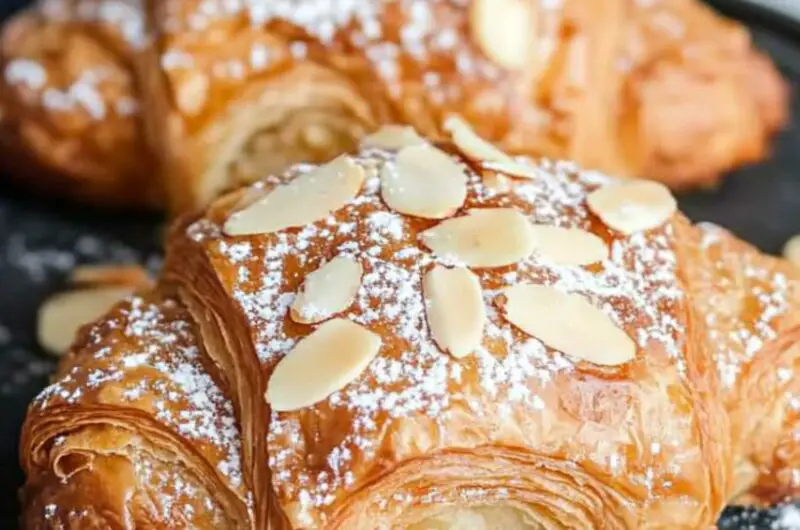 Almond Croissants Recipe (French Bakery Style)