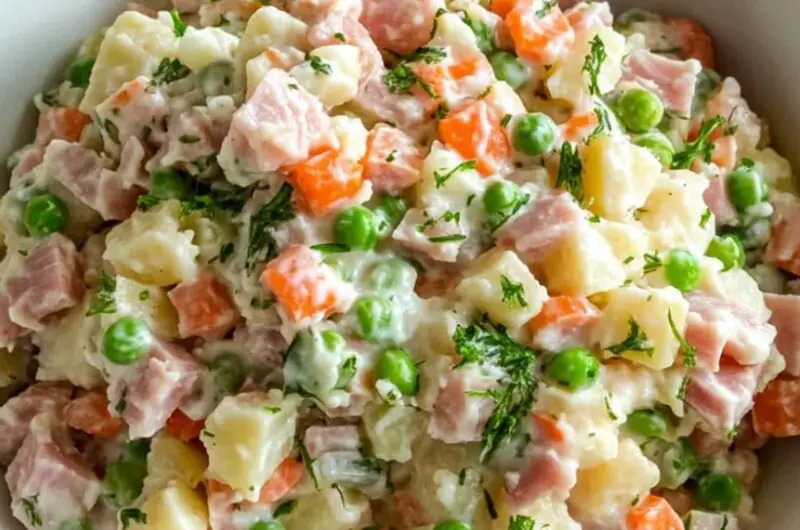 Olivye – Ukrainian Potato Salad Recipe