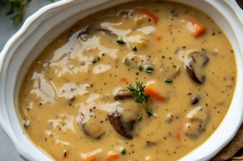Mushroom Gravy Recipe – A Rich and Flavorful Gravy for Any Dish
