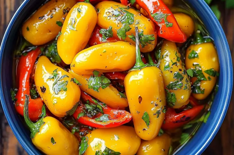 Marinated Mini Sweet Peppers Recipe