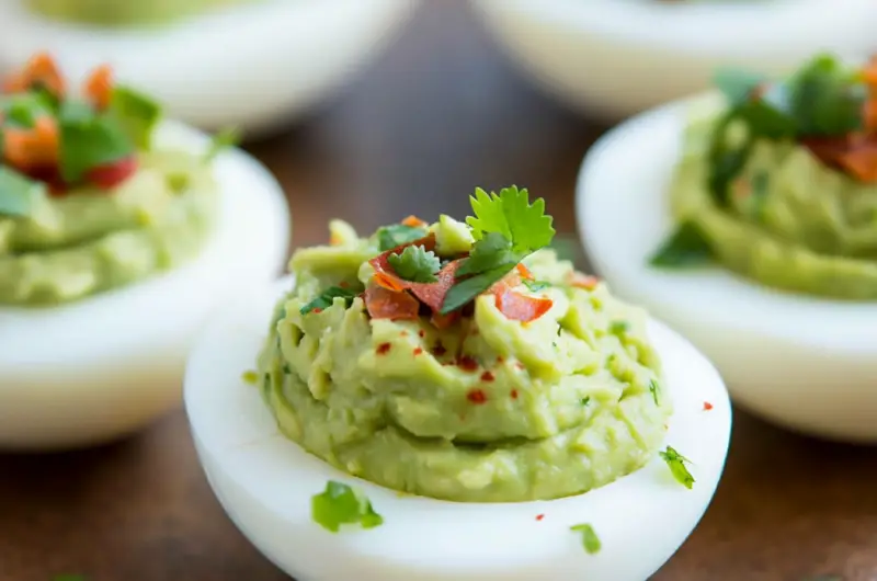 Guacamole Stuffed Eggs Recipe