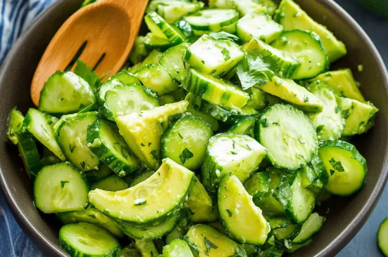 Avocado Cucumber Salad Recipe