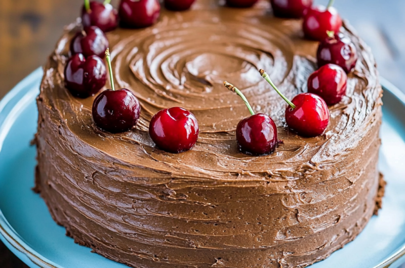 Chocolate Cherry Cake Recipe