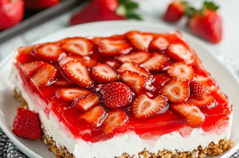 Strawberry Pretzel Salad Recipe