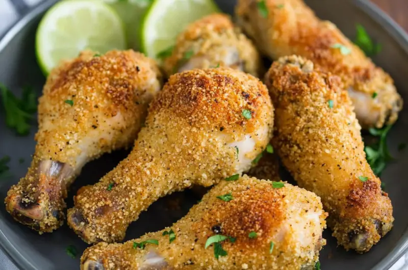 Breaded Baked Chicken Drumsticks Recipe