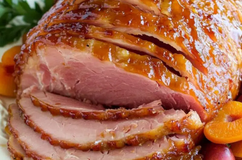 Baked Ham Recipe with Apricot Glaze
