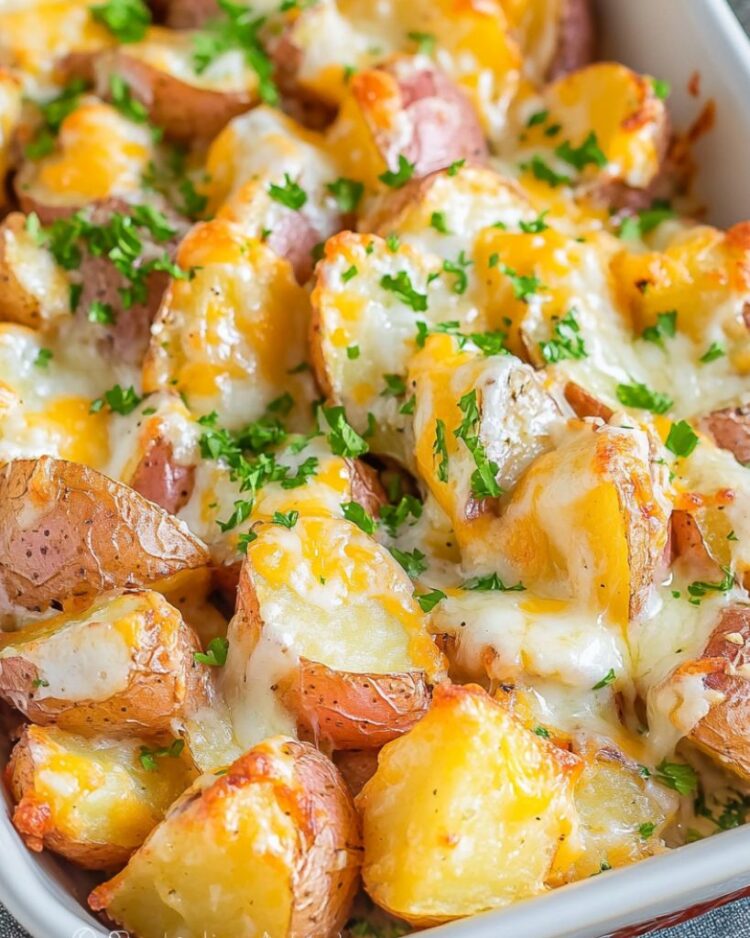 Baked Cheesy Ranch Potatoes Recipe - Easy Recipes Ideas