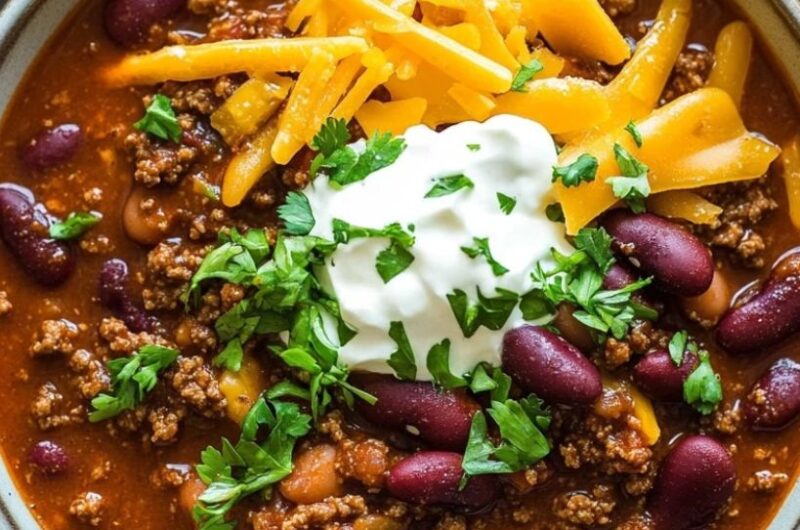 Slow Cooker Chili Recipe