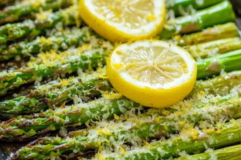 Roasted Asparagus with Lemon, Butter, and Parmesan