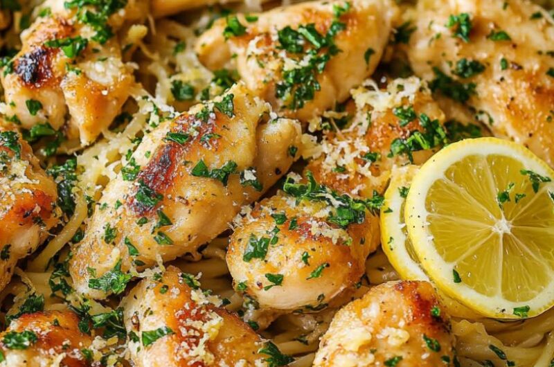 Chicken Scampi Pasta Recipe