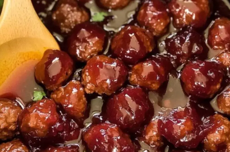 Easy Grape Jelly Meatballs Recipe