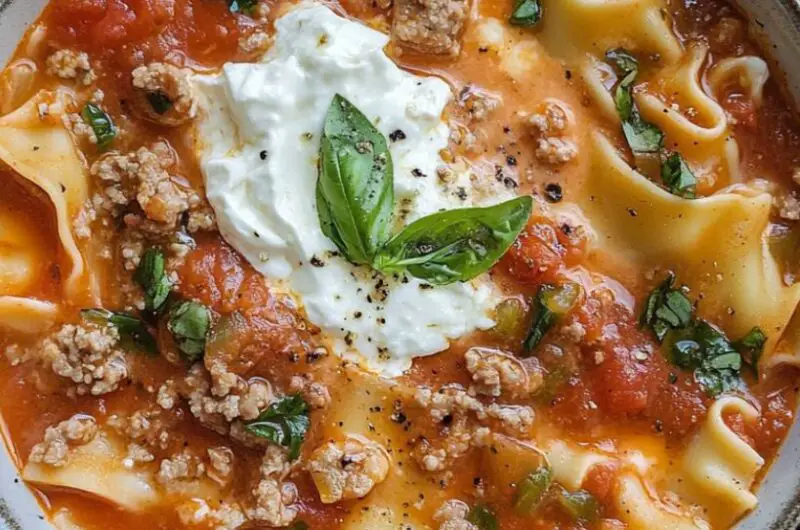 The Best Lasagna Soup Recipe