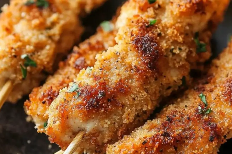 Breaded Chicken Skewers