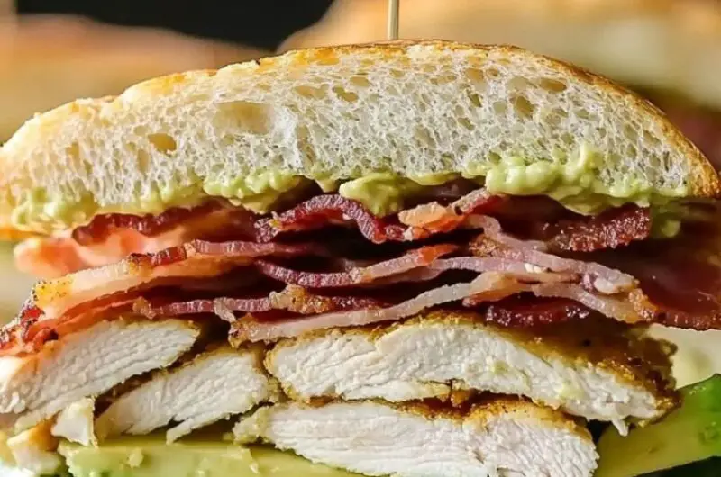 Chicken Bacon Avocado Sandwich