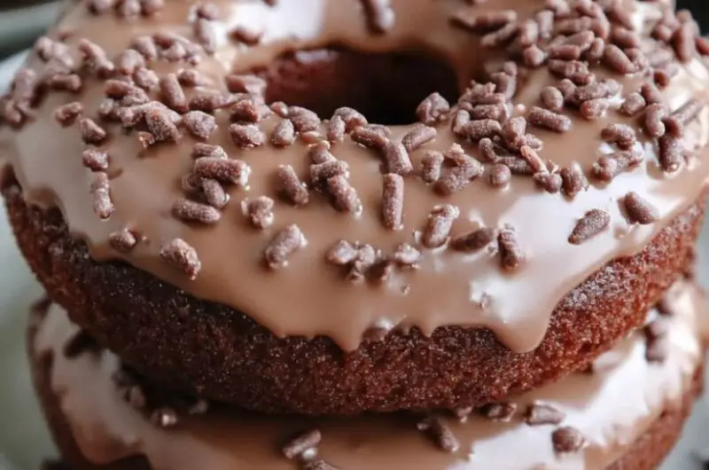 Gluten-Free Glazed Chocolate Donuts