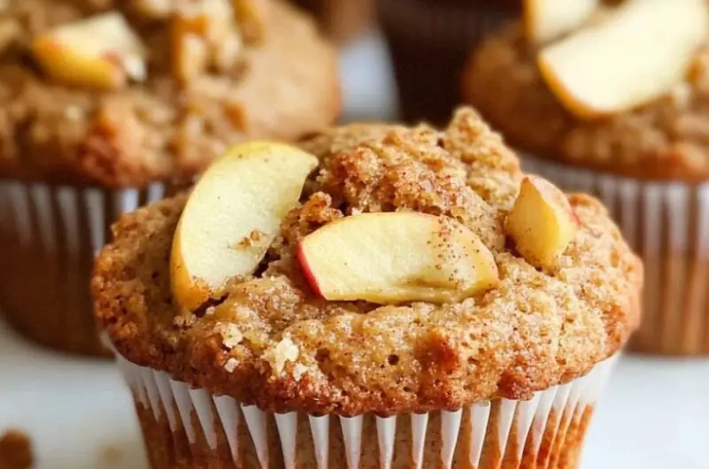 Apple Vanilla Muffins (Gluten-Free, Paleo-Friendly)