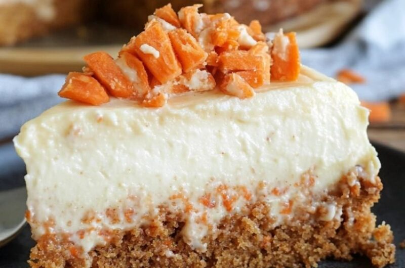 Dairy-Free Cheesecake Carrot Cake