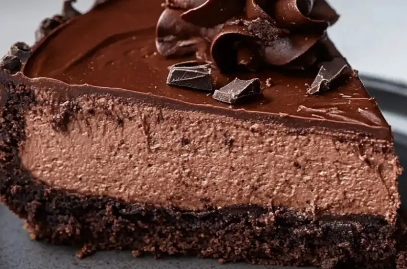 Baked Chocolate Cheesecake
