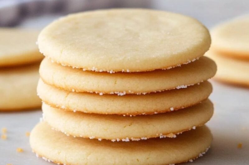 3-Ingredient Sugar Cookies
