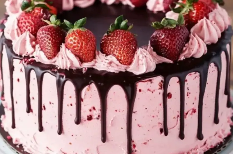 Chocolate Strawberry Cake