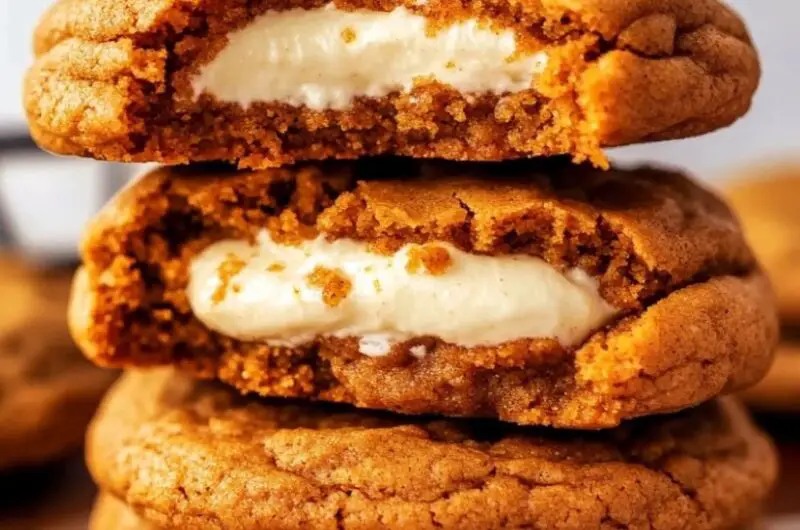 Pumpkin Cheesecake Cookies
