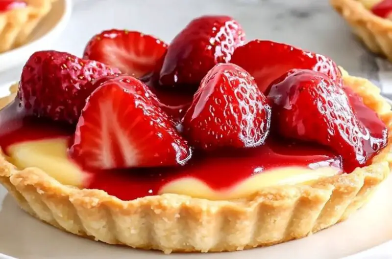 Strawberry Custard Tarts