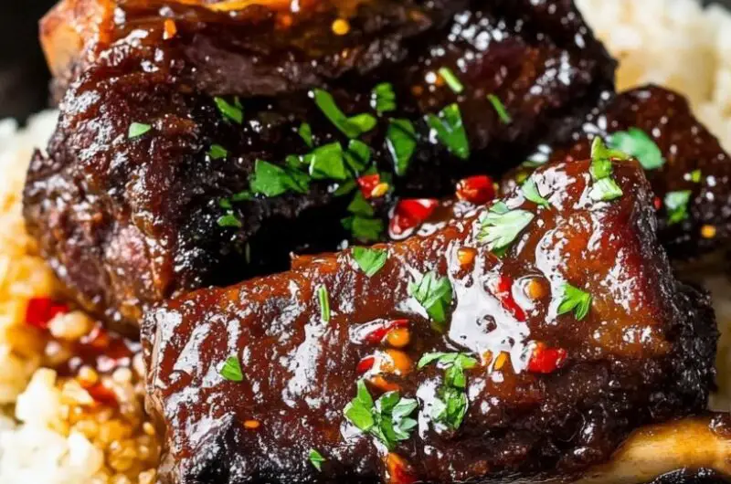 Sweet and Sticky Slow-Cooked Short Ribs