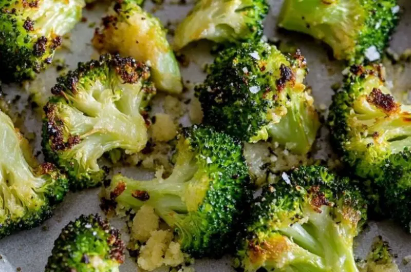 Roasted Broccoli with Garlic and Parmesan