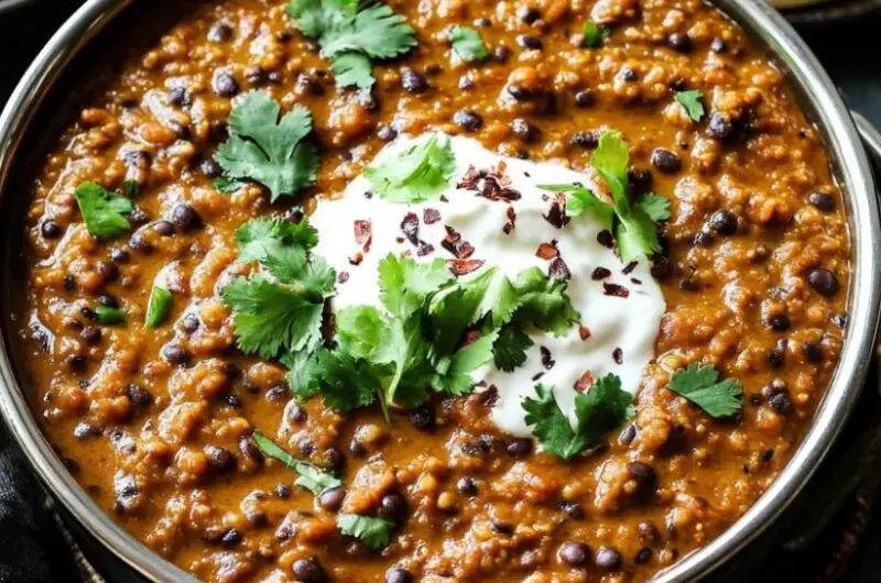 Dal Makhani (Creamy Black Lentils)