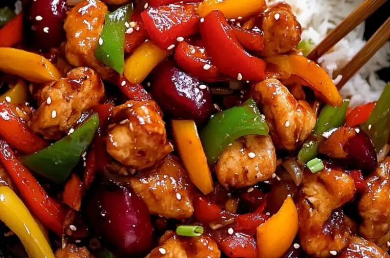 Chinese Plum Chicken Stir Fry