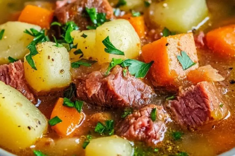Corned Beef Hash Soup