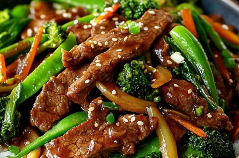 Spicy Ginger Beef Stir Fry