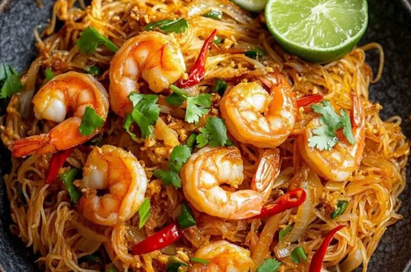 30-Minute Malaysian Mee Siam (Spicy Vermicelli Stir-Fry)