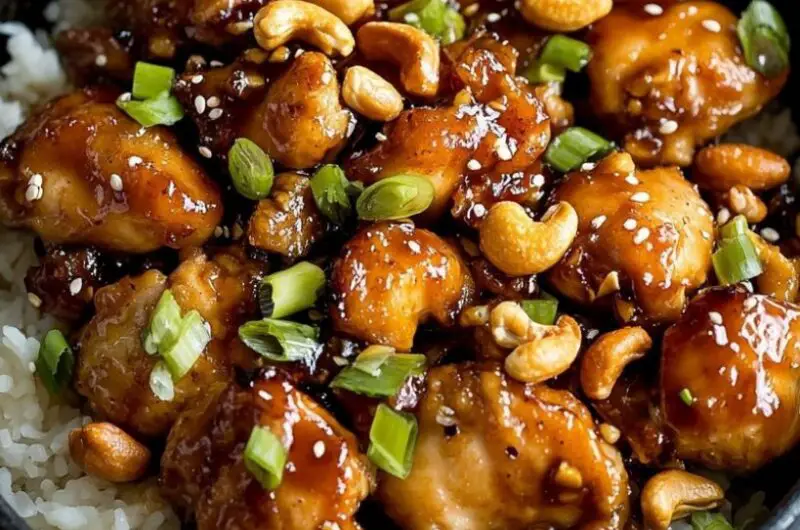 Sticky Cashew Chicken