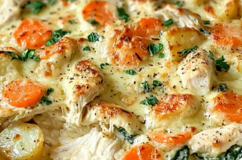 Creamy Chicken and Potato Bake