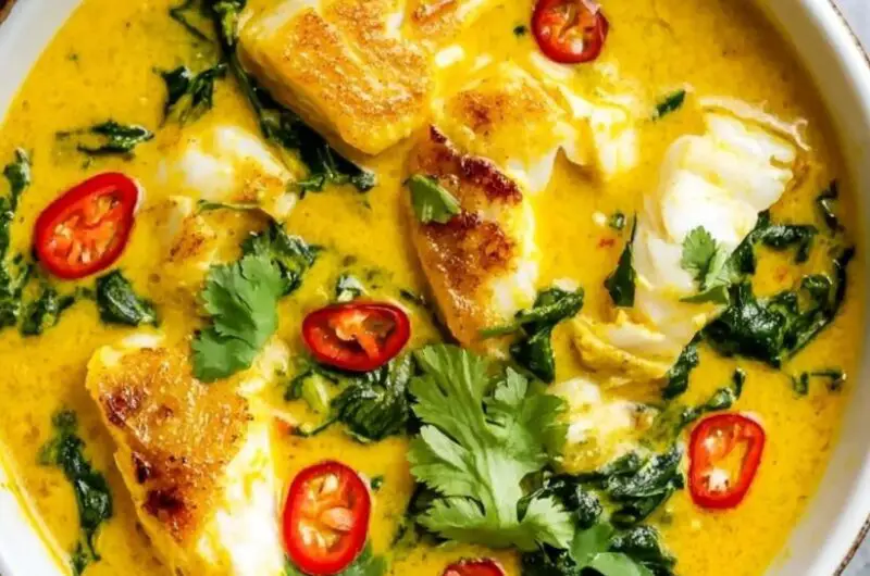 Easy Thai Yellow Fish Curry (From Scratch)
