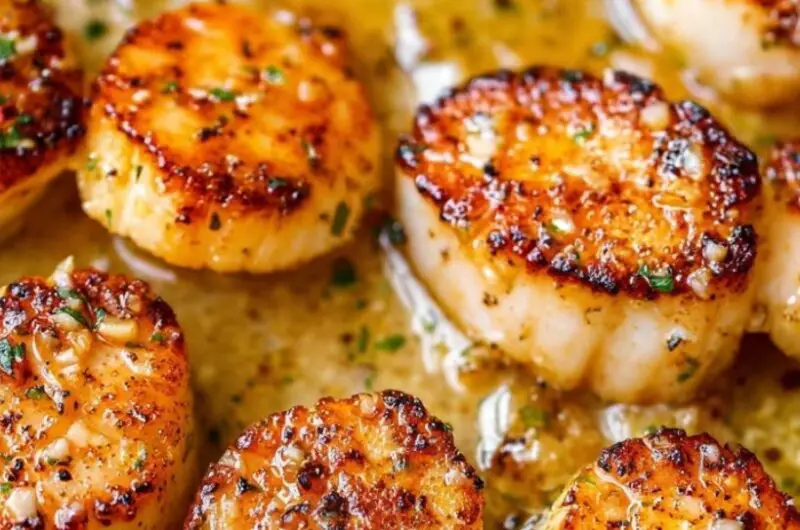Pan-Seared Scallops with Garlic Butter