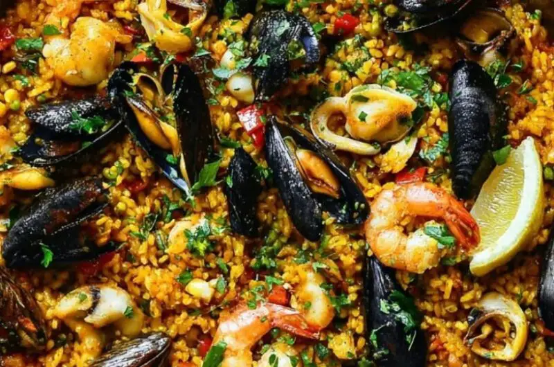Spanish Paella Recipe (Paella Mixta)