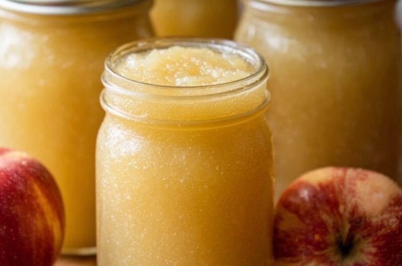 Homemade Canned Applesauce