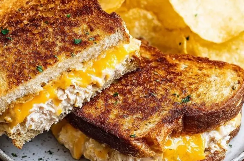 Crispy Cheesy Tuna Melt