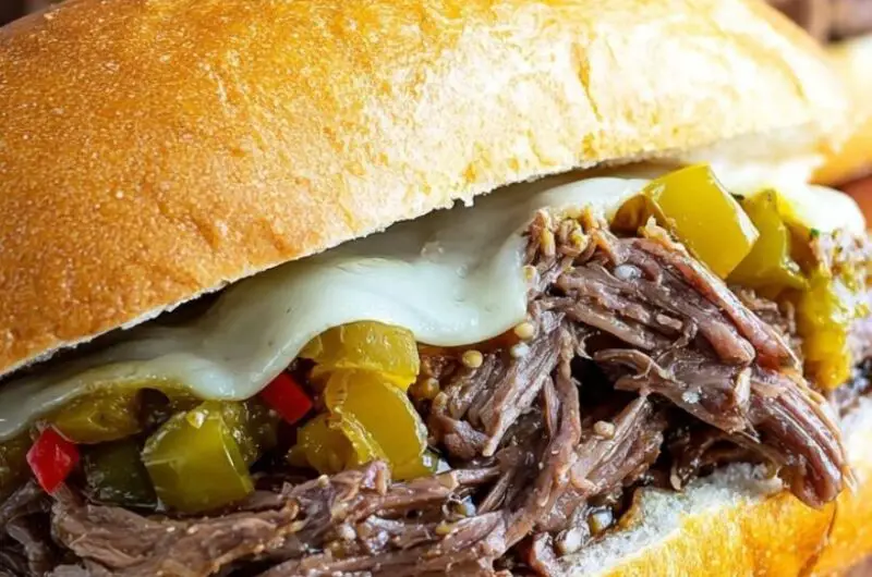 Crock Pot Italian Beef Sandwiches