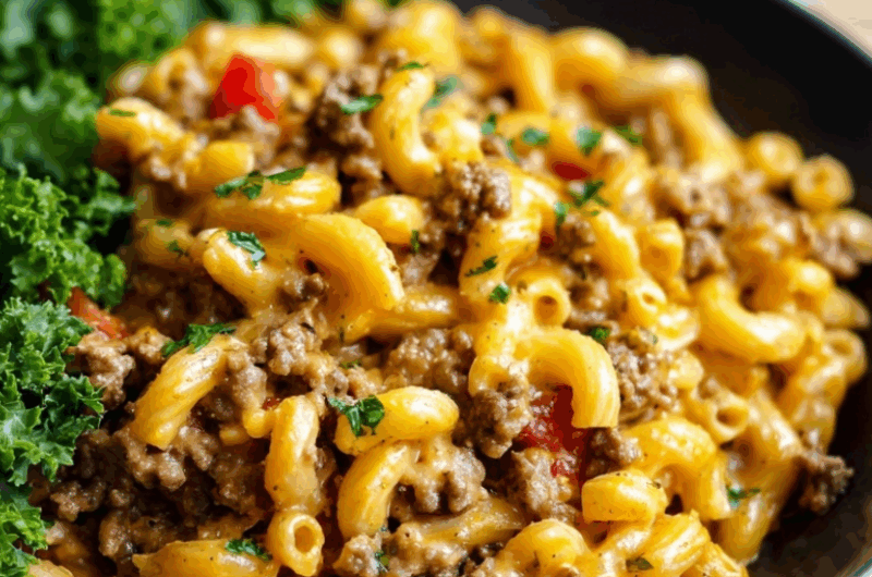 Homemade Cheeseburger Helper