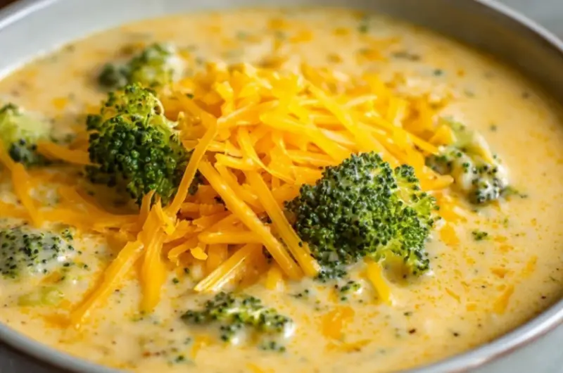 Crock Pot Broccoli-Cheddar Potato Soup