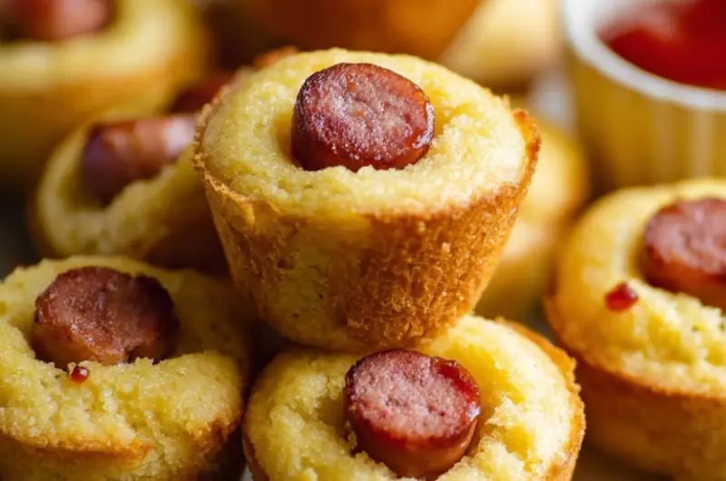 Mini Corn Dog Muffins