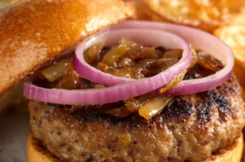 Homemade Brat Burgers